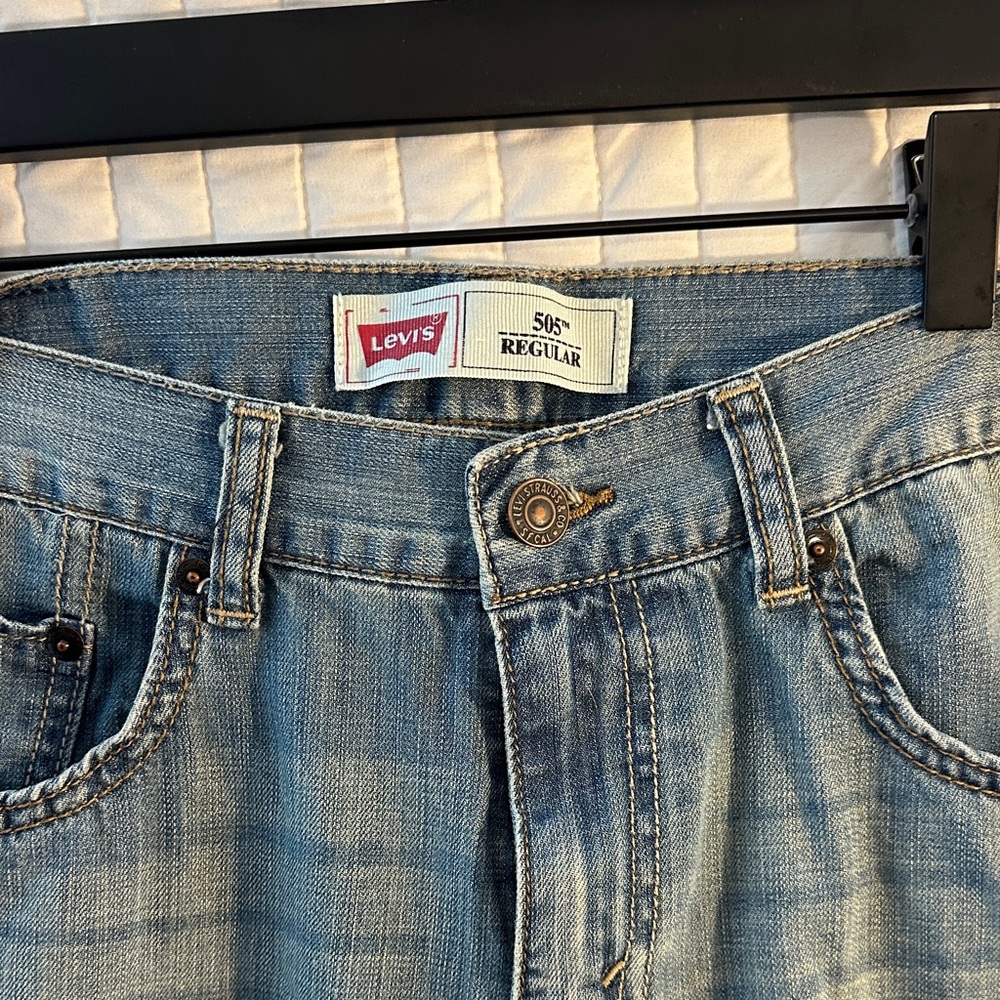 Levi's Light Blue Straight Jeans